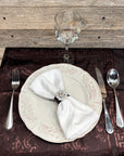 Bright Silver AB Crystal Concho Napkin Ring