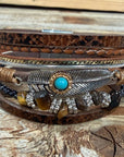 Russet Boho Multi Strand Wrap Bracelet
