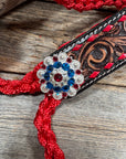 Red Mule Tape Halter - Red White & Blue