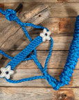 Blue Mule Tape Halter - White Star