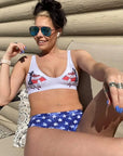 Yeehaw American Rodeo Bikini Top