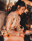 Three Dimensional Floral Dress -clearance