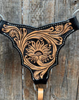 Two Tone Floral Triangle / Gladiator Breastcollar