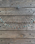 Fashion Turquoise Alphabet Pendant Necklace