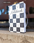 Checkered Skull Notebook