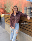 Leopard Lady Button Up