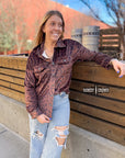 Leopard Lady Button Up