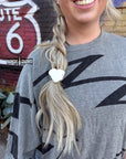 White Rock Ponytail Holder