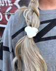 White Rock Ponytail Holder