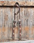 Rawhide Topaz/Champagne One Ear and Breastcollar Tack Set