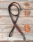 Medium Oil Leather leash 4' x 1" wide