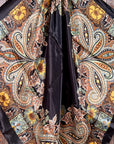 35X35" Golden Rod Paisley Wild Rag / Scarf WR3P