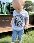 KIDS Happy Hereford Tee- GREY