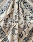 35X35" Pink & Silver Paisley Wild Rag / Scarf WR435