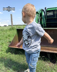 KIDS Happy Hereford Tee- GREY