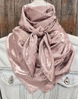 35X35" Blush Jacquard Wild Rag / Scarf WR4006X