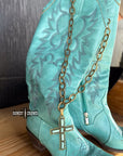Cowgirl Cross Necklace