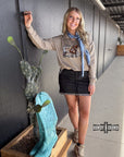 TAN Lomita Longhorn Pullover