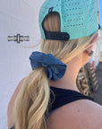 Denim Barbie Scrunchie