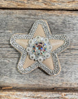 Tan Small Star Rhinestone Rosette - Assorted Conchos
