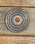 Black AB Circle Rhinestone Rosette - Assorted Conchos