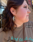 Montana Turquoise Hoops