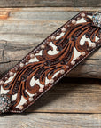 Bronc Noseband With European Copper Conchos