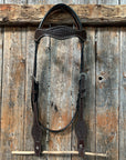 Basketweave Dark Oil Browband Headstall / Bridle