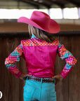 *YOUTH* DIEGO SATIN PERFORMANCE RODEO SHIRT