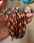 Orange Spiny Oyster Choker – 14.5”