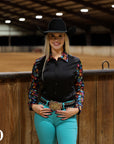 DICE ROLL SATIN PERFORMANCE RODEO SHIRT