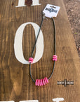 Pink Pony Necklace