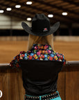DICE ROLL SATIN PERFORMANCE RODEO SHIRT