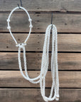Lariat Hackamore and Double Reins - Assorted Colors