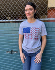 Bit of Freedom Tee- GRAY