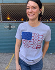 Bit of Freedom Tee- GRAY