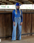 AVA WIDE LEG - LIGHT WASH