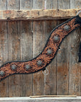 Floral Tripping Turquoise and Clear Collar