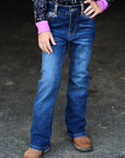 *YOUTH* SPACE COWBOY BOOTCUT DENIM JEANS