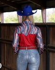 AMERICAN BLAZE SPARKLE PERFORMANCE RODEO SHIRT
