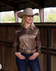 BOOTSTITCH SATIN PERFORMANCE RODEO SHIRT