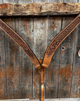Light Oil Honeycomb One Ear/Breastcollar Tack Set