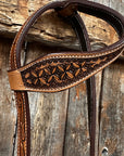 Light Oil Honeycomb One Ear/Breastcollar Tack Set