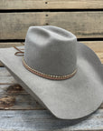 Braided Suede Leather Hat Band