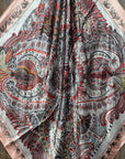 35X35" Pink and White Safari Wild Rag / Scarf WR3425