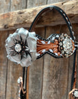 Classic Style Buckstitch Browband/One Ear Headstall & Breastcollar Tack Set BBBC406