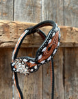 Classic Style Buckstitch Browband/One Ear Headstall & Breastcollar Tack Set BBBC406