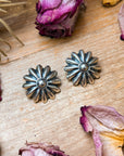The Pascale Sterling Silver Concho Earrings