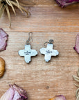 Sterling Silver Zia Dangle Earrings – Native Made by K. Billah