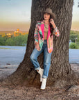 Baha Ranch Retro Pop Western Pop Cowgirl Blazer